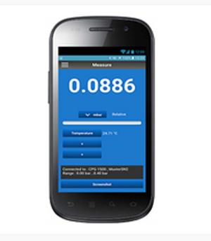 Configure and read instruments via app and smartphone