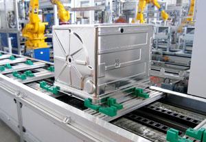 MK''s Accumulating Pallet Recirculation System used by Leading German Appliance Manufacturer 