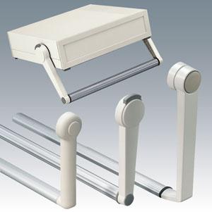 Tilt/Swivel Carry Handles For Portable Instrument Enclosures