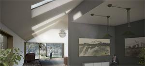 What is the minimum roof pitch for a rooflight or a roof window?
