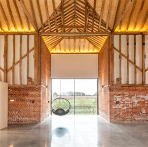 Farmyard barn transformed into impressive contemporary home
