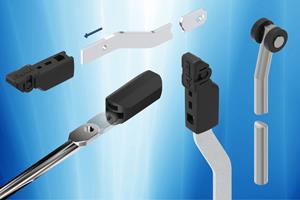 EMKA Rod Lock systems maximise cabinet sealing and door utility