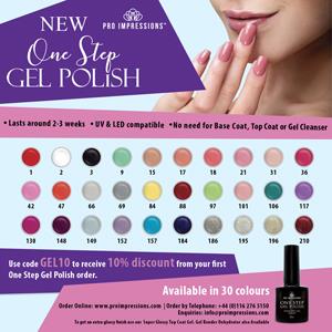 NEW - Pro Impressions One Step Gel Polish