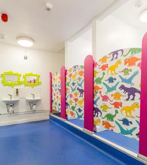 Balancing privacy and safety within a school washroom
