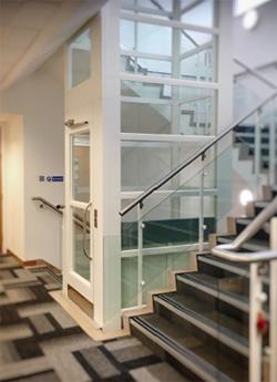 Fully glazed Platform Lift for Hanson