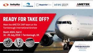 High performance tube, strip and powder products for critical aerospace applications at Farnborough Air Show