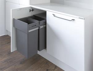 H&auml;fele Introduces Waste Boss Duo Pull Out Bin