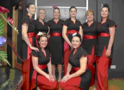 Some of the beauty team at the newly re-styled "Simply The Spa" at The Belfry