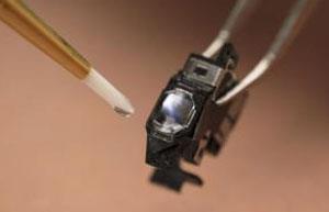 Biocompatible, Nanosilica Filled LED Curable Adhesive