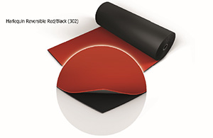 The newly launched Harlequin Reversible Red/Black is a big hit with fashion brands and events