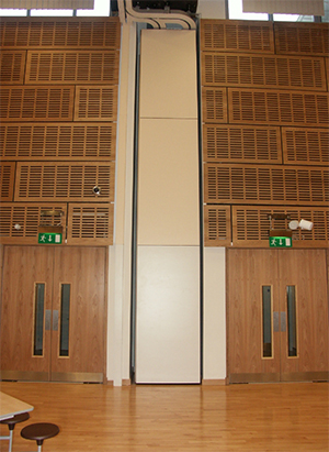 7 metre high wall installed in London school