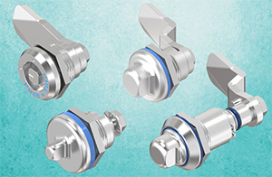 New EMKA stainless steel compression latch variant for hygiene areas and improved security