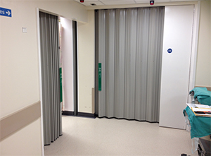 Day to day ease of use, with fire protection when needed- have both with Beehive Fireguard partitions 
