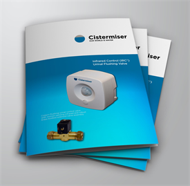 A new sales brochure presents the Cistermiser infrared urinal control valve