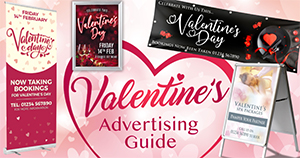 Promotional Valentines Banners & Posters