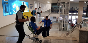 Evacuation solutions for airports