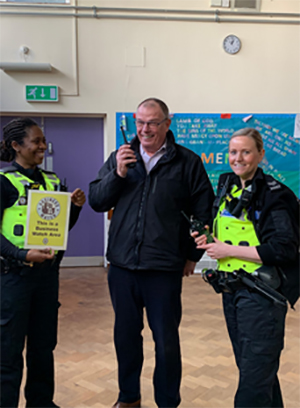 Shopwatch set up in Wylde Green High Street