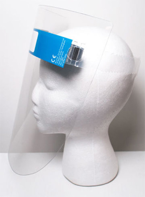 PPE Face Shields To Protect Manual Workers During Coronavirus Outbreak