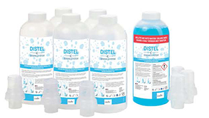 Distel DS surface disinfectant: effective in just 3 minutes and saves on plastic waste