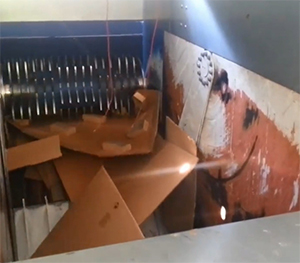 Bulky costly cardboard waste? 