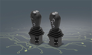 Flexible, ergonomic and compact &minus; the joystick grip for the J2 joystick