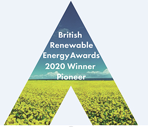 Winners of the REA British Renewable Energy Pioneer Award