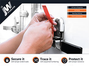 JW products are supplying a range of security seals for the Transport and Logistics industry is diverse and ever expanding.