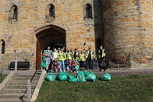 Newton Waterproofing Litter Picks for World Cleanup Day