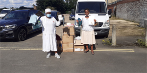 Tunics donation heads to Africa