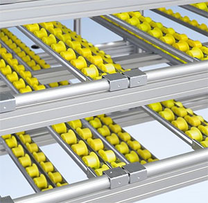 Efficient material flow thanks to Kanban components