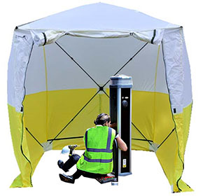 Sheerspeed have created a range of work tents and shelters in support of the rapid growth of EV charge point installations worldwide.