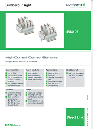 Boom for High-current Contact Elements
