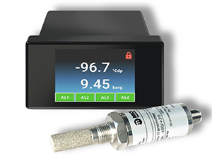 New versatile dew-point hygrometer combines moisture and pressure readings
