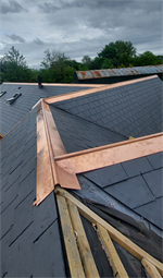 Copper Roof Ridges for new build