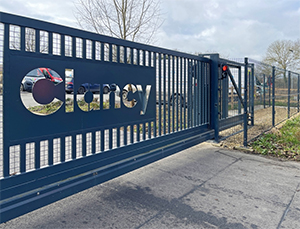 Frontier Pitts Security Sliding Gate at Clancy HQ