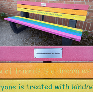 Memorial Kingston Bench for Wheeler Primary
