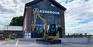 The 1st cat 305 CR next generation excavators launched into the UK