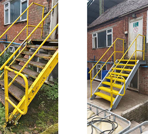 Industrial Stairway Refurbishment from Jtech Services