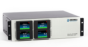 New Multi-Channel Control Unit combines trace moisture, moisture in liquids and trace oxygen