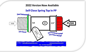 Self Close Plastic Tap.