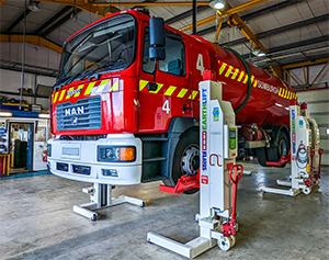 Stertil Koni earthlifts boost efforts to reduce carbon footprint for highlands and islands airports