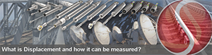 What is displacement and how can it be measured? 