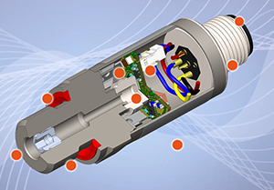 Components of a pressure transmitter