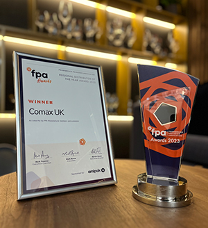 Comax wins Regional Distributor of The Year!