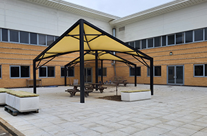 Vela 150 Sail Canopies at Cranfield Technology Centre
