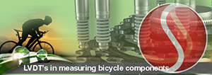 The use of LVDTs in measuring bicycle components