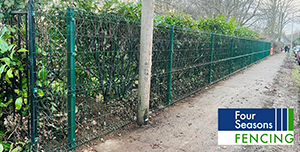 St Stephens School, Canterbury &minus; P100 Mesh Fencing System