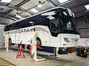 Due to their remote location, DA Travel opted for Stertil Koni''s reliable vehicle lifting equipment