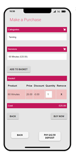 Online Shop with Salon Tracker!