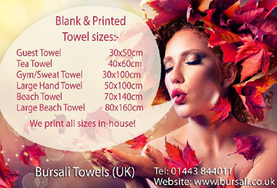 Dye Sublimation Blanks & Printed Towels